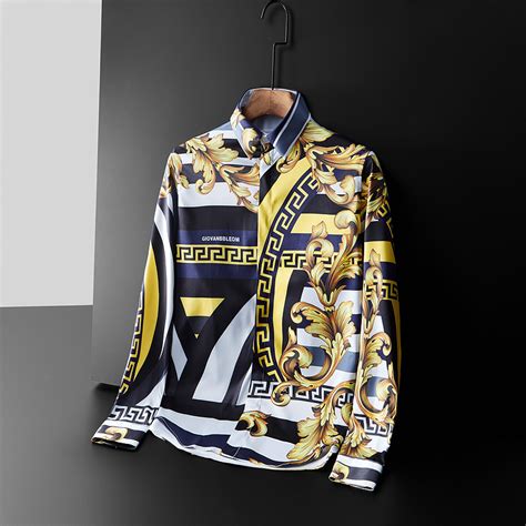 fake versace long sleeve shirt